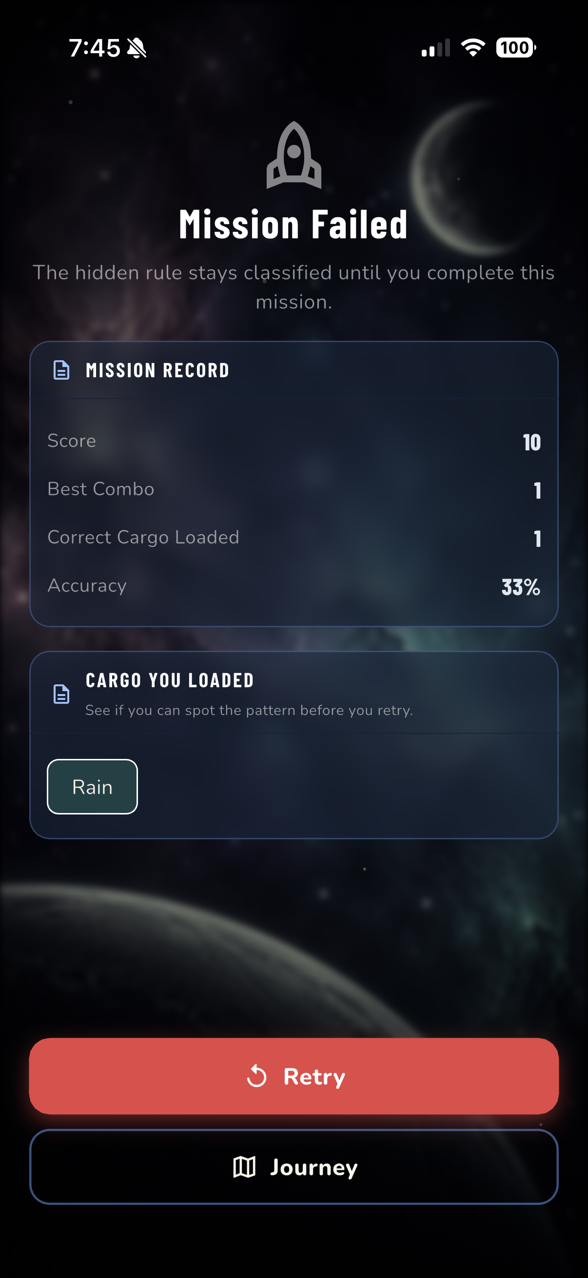 Mission Failed