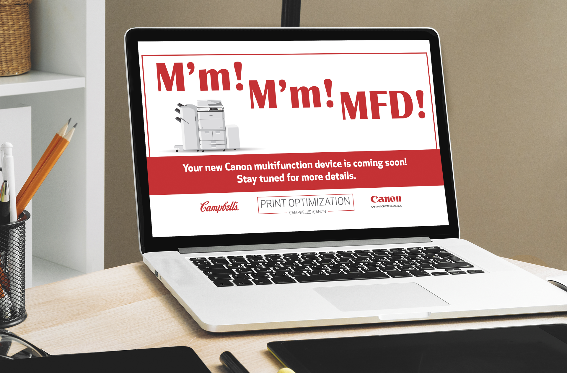 Mockup Of A Macbook Placed On A Graphic Designer S Desk M16023 R El2