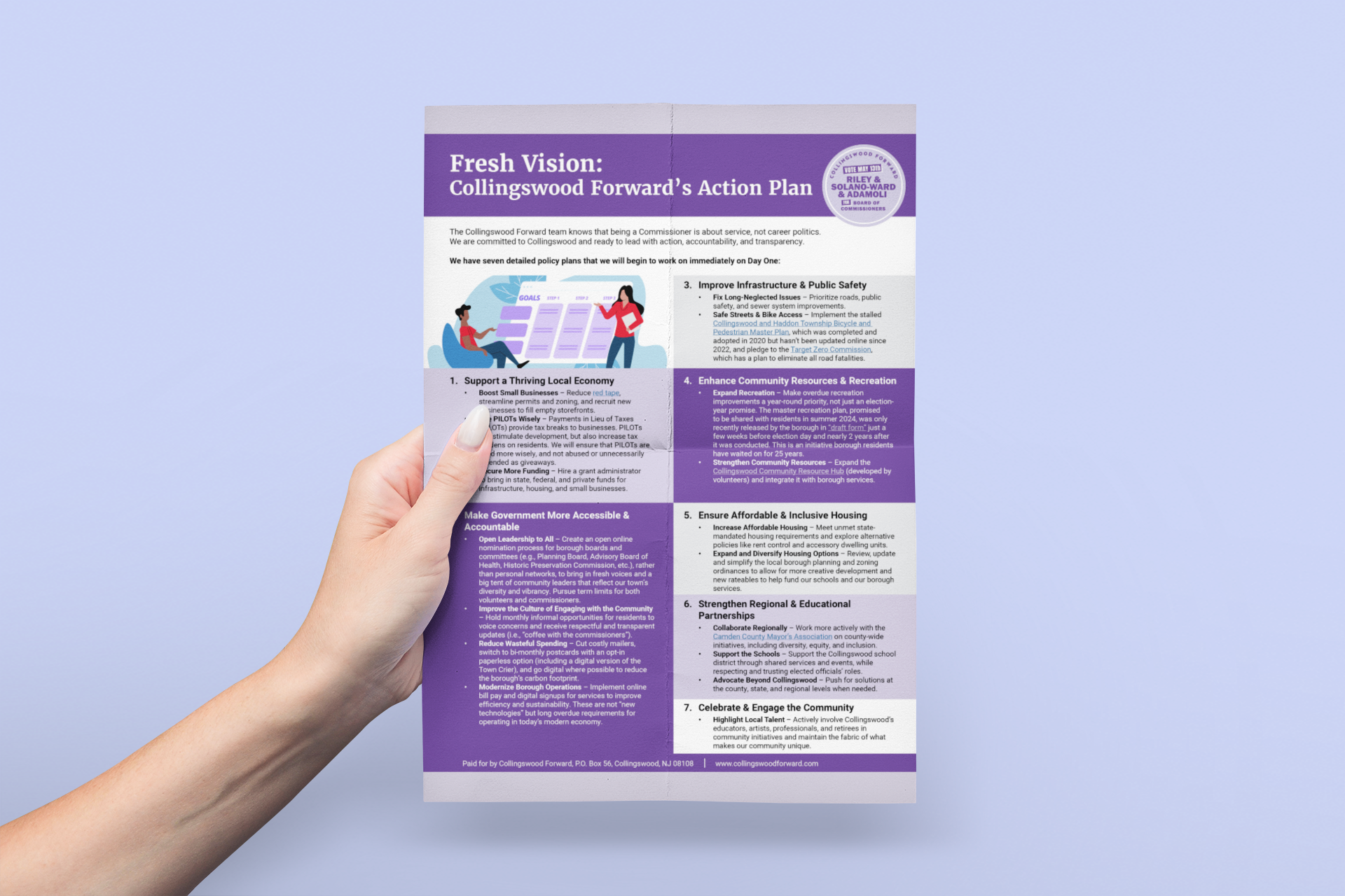 Mockup Featuring A Woman S Hand Holding A Vertical Flyer 4525 El1