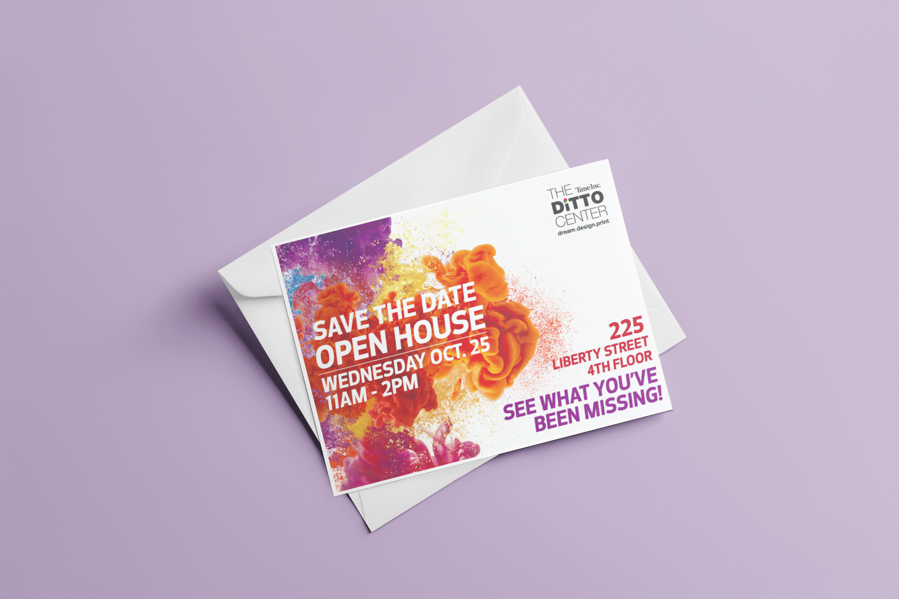 Mockup Of An Ai Generated Greeting Card Placed Over An Envelope M38839