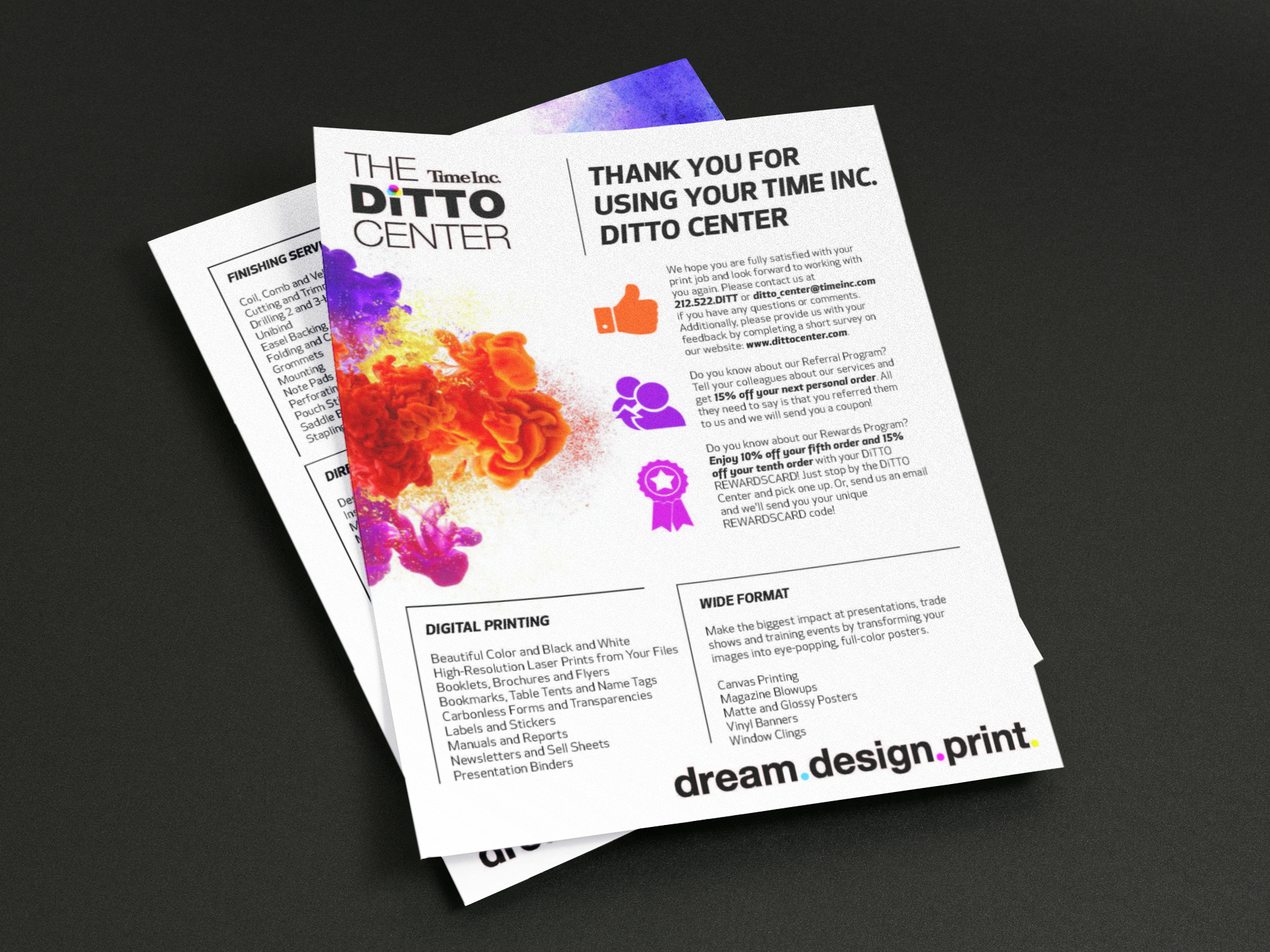 Mockup Template Of A Set Of Flyers A10376