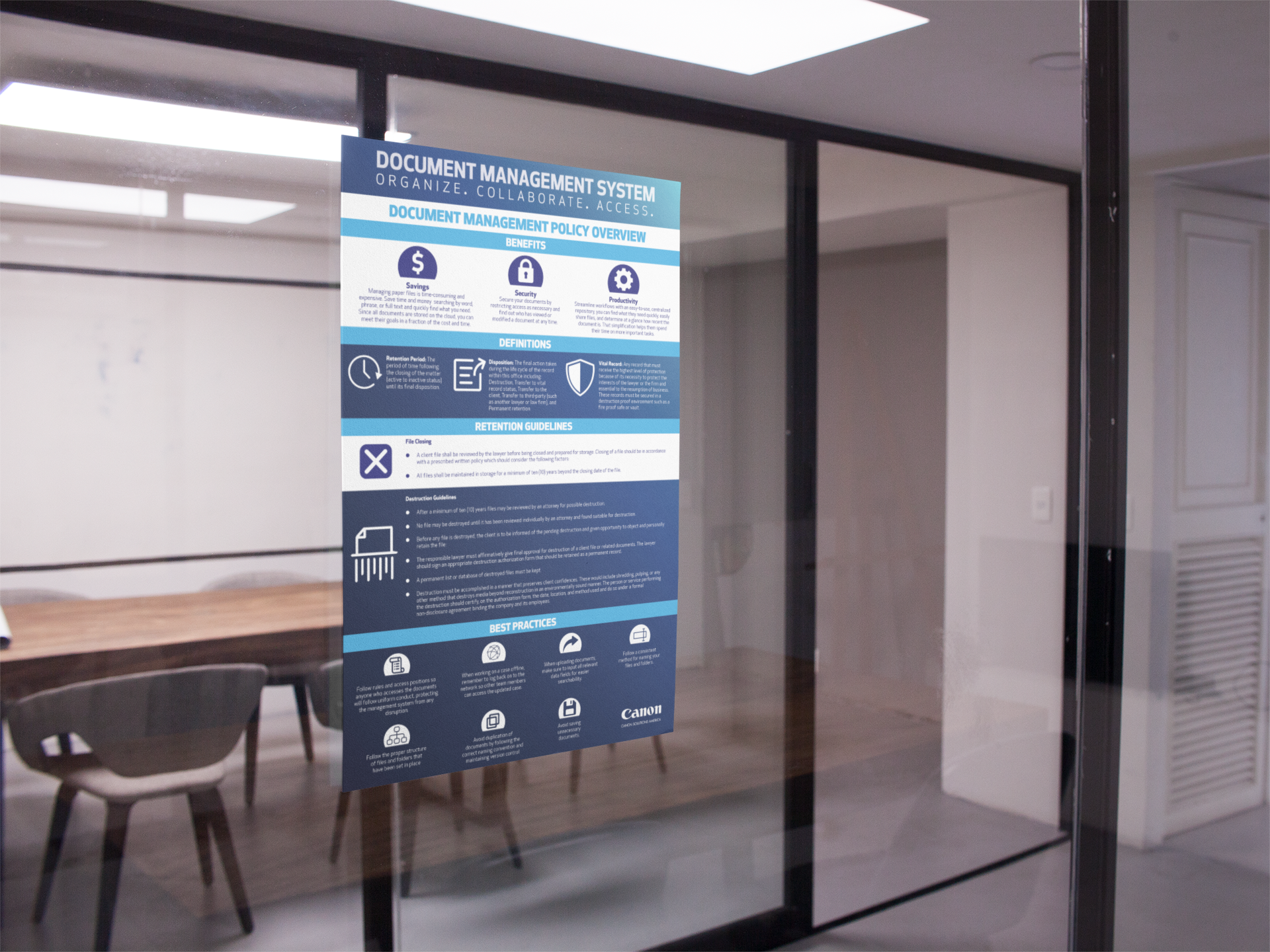 Mockup Of A Poster On A Glass Wall A16304