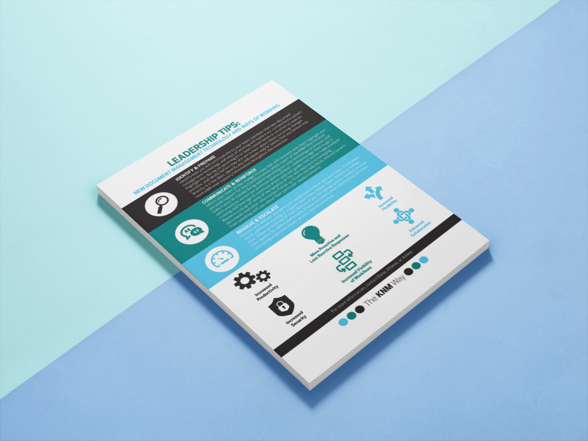 Mockup Of An A4 Letterhead Over A Surface With Two Colors 27224