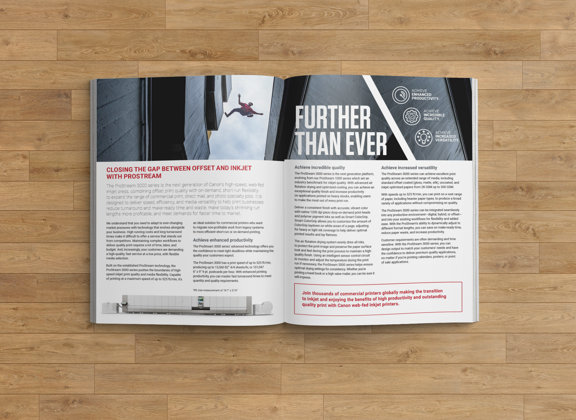 Mockup Of An Open Magazine Placed On A Wooden Surface 1155 El
